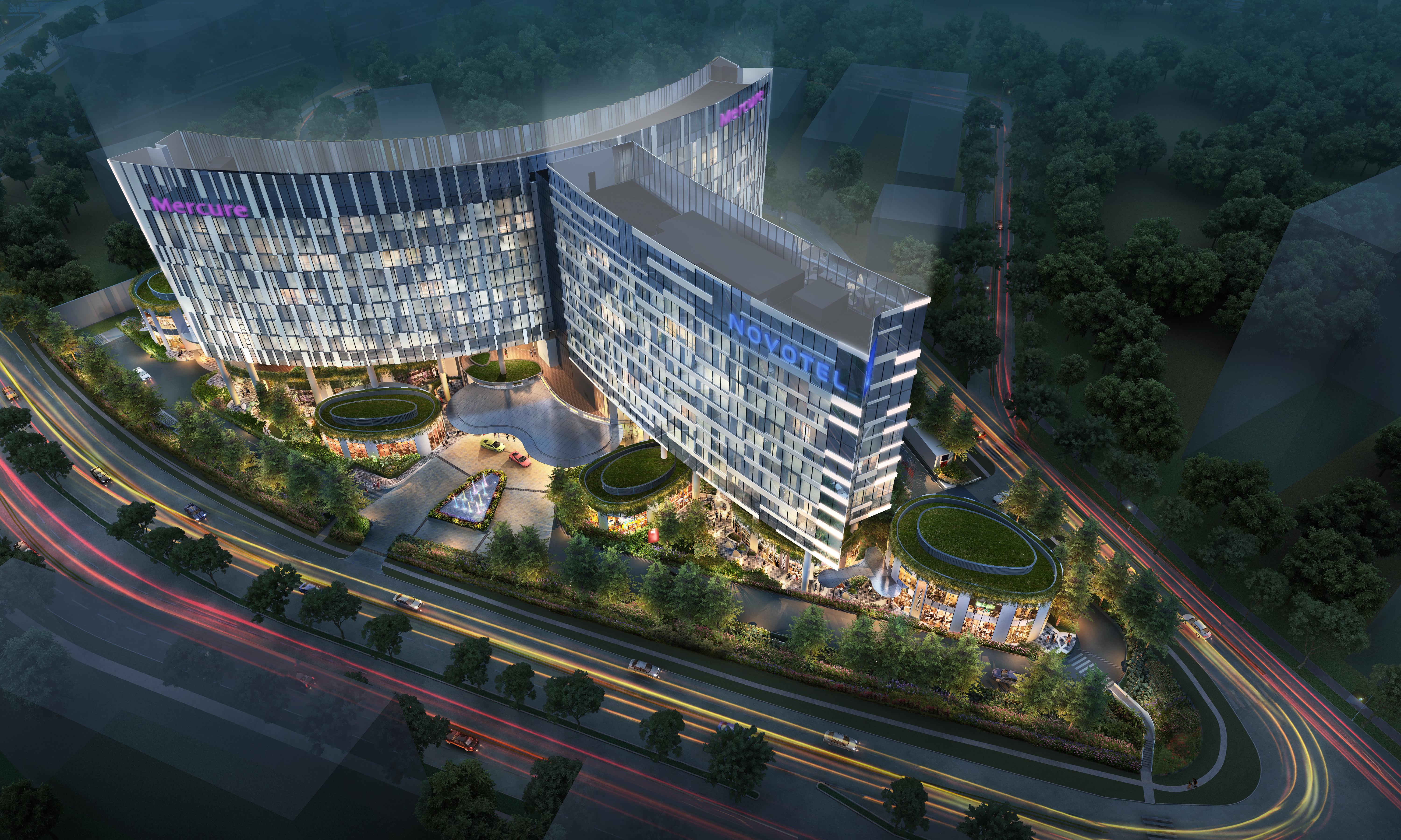 Novotel Singapore On Stevens Exterior foto
